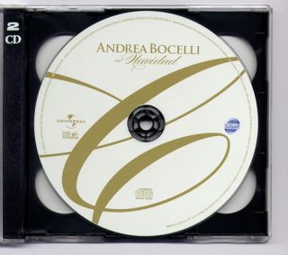 Andrea Bocelli MI Navidad Mexican Edition CD DVD RARE