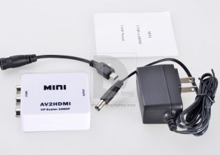   to HDMI Vdeo Converter Analog Digital +USB Cable+ Power Adapter 014647