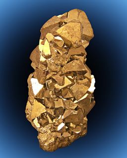 Sharp 1 8 Octahedral Golden Pyrite Mirrorcrystals Peru