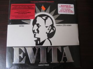Andrew Lloyd Webber  Evita  2 LPs Factory SEALED