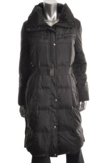 Marc Jacobs New Black Long Sleeve Down Feathers Filled Zip Snap Puffer 