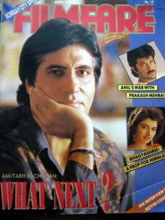 Filmfare April 1992 Amitabh Bachchan Anil Kapoor Kevin Costner 