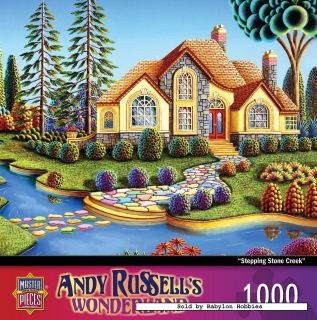   jigsaw puzzle 1000 pcs Andy Russell   Stepping Stone Creek