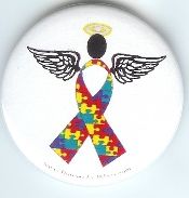 B556 Autism Angel Pin