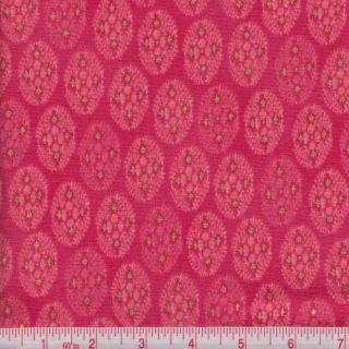 Andover Kathy Hall Jubilee 5509 Me Dots Pink by The Yard