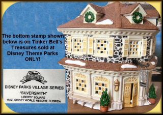   Theme Park Stamp New Department Dept 56 Disney Parks Village