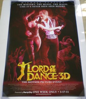Lord of The Dance 3D Movie Poster DS Original 27x40