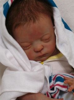 Reborn Preemie Boy Sold Out Le Ryan Scholl Xmas Special Belly Plate 