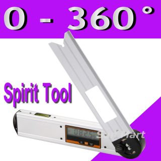 Digital Angle Finder Meter Protractor Spirit Level 360°