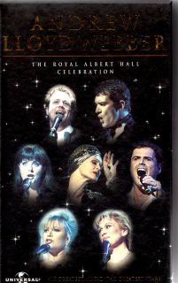 Andrew Lloyd Webber Royal Albert Hall Celebration VHS PAL Video