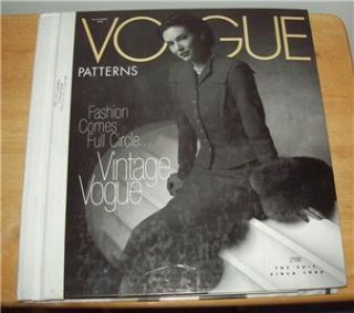 Vogue Store Counter Large Pattern Book Vintage Vogue Nov 1998