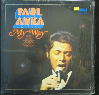 paul anka my way label rca camden records format 33 rpm 12 lp stereo 