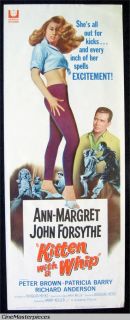 Kitten with A Whip Orig Movie Poster Insert Ann Margret