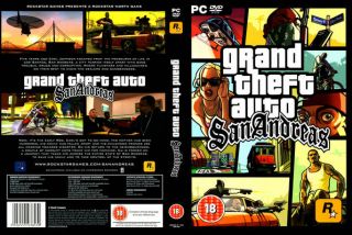 Grand Theft Auto San Andreas PC DVD Includes Map Poster Rockstar Games 
