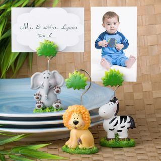48 Baby Jungle Animal Place Card Favors Birthday 1st