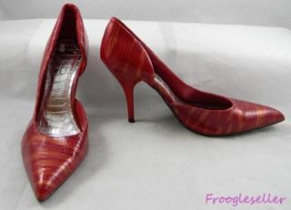 Anne Michelle Womens Pumps Heels Shoes 10 M EUR 40 Red