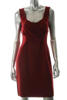 Elie Tahari $300 Red Cleary Cocktail Holiday Dress 8 New