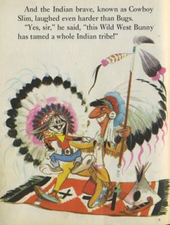 BUGS BUNNY & The INDIANS ~ Little Golden Books, 1951ed