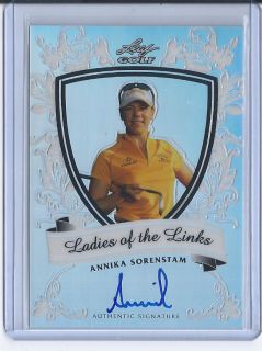   Metal Golf Card Ladies of The Links Auto Annika Sorenstam 49 50