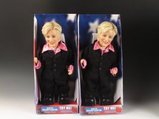 Collection Political Collectibles Dolls Action Figures Hillary Bill 