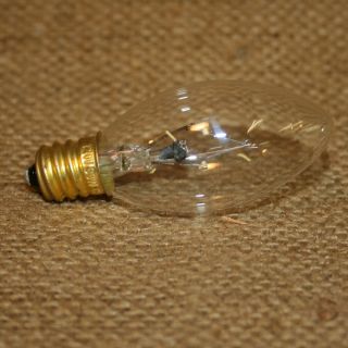 Tart Warmer Replacement Bulb 30 Watt Light Short Clear