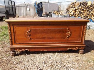 Beauitful Antique Cedar Wood Hope Chest by Lane Furniture