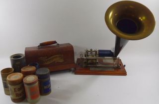 Antique Columbia Cylinder PhonographThe Graphophone