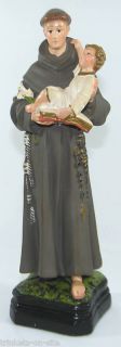   Religious Statue Saint Anthony Figurine Chalkware Saint Jesus