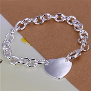   sale Wholesale 925sterling silver Double hole hearts bracelet ANN B304