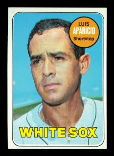 1969 Topps White Sox Luis Aparicio #75 (4) EX NM