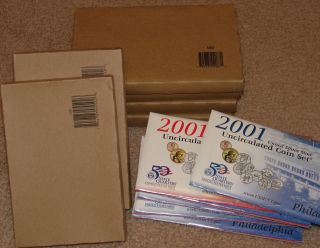61 US Mint Uncirculated Coin Sets 1999 to 2011 Original Sealed 