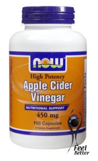 High Potency Apple Cider Vinegar Tablets 450mg X180