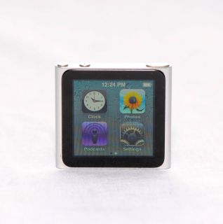 Apple iPod Nano 6th Generation 8GB Good Condition Silver MP3 Player