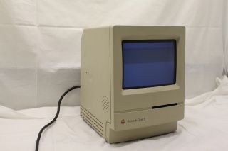 Vintage Apple Macintosh Classic Computer II Powers On M4150