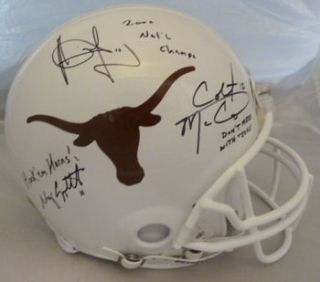 Applewhite Young Colt McCoy Autographed Signed Texas Longhorns Proline 