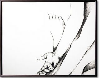   Paper Drawing Hands Feet Love Modern Contemporary Antoine Art