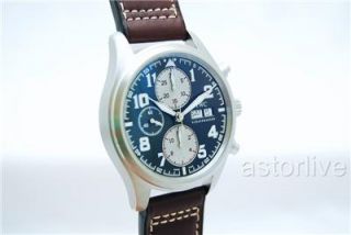 Steel Ref 3717 IWC Limited Edition Chronograph 100 Fact New  