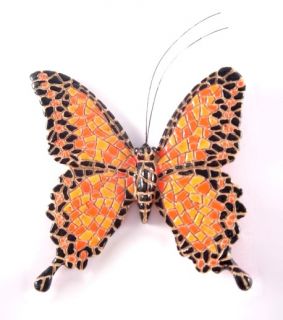 Barcino Butterfly Orange Design Magnet in Gift Box