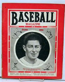 June 1936 Baseball Magazine Appling Dickey Hi Grade