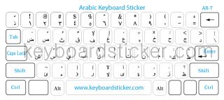 ARABIC KEYBOARD STICKER /كيبورد للكتابة بالعربي