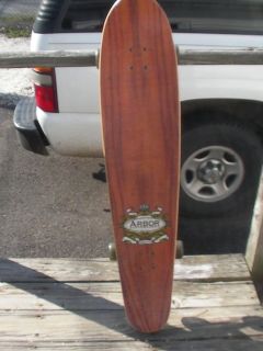 Arbor Skateboard The Blunt Koa Wood in Epic Condition