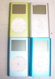   info payment info lot of 4 apple ipod mini 1st and 2nd gen 4gb