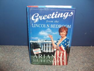 Arianna Huffington Signed Greetings from The  Book