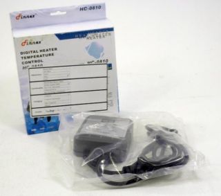 Finnex Digital Aquarium Temperature Heater Controller Memory HC 0810M 