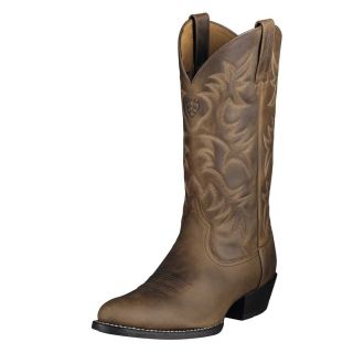 Ariat Western Boots Mens Heritage R Toe Distressed Brown 10002204 
