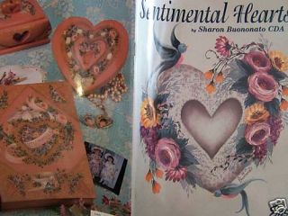 Sentimental Hearts Paint Book Sharon Buononato 1997