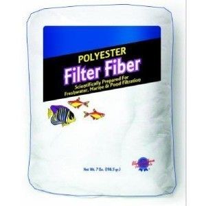 Aquarium Fish Tank Polyester Filter Fiber Floss 7oz Bag
