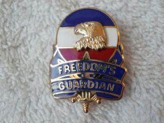   Command Forscom Unit Crest Freedoms Guardian Regiment Unit Pin