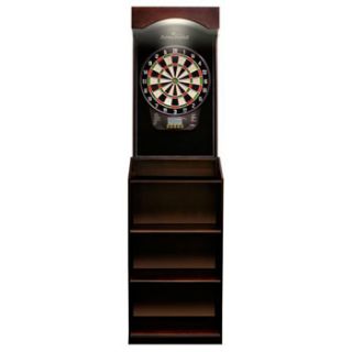 Arachnid Arcade Style Mahogany Cabinet with Laserscore II Dartboard 