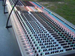 APB DynaSonics Spectra Audio Mixing Console 48x8x4 w/ MIDAS EZ Tilt 
